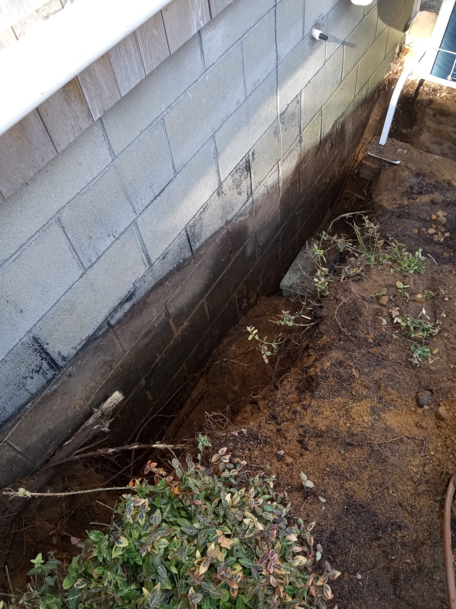 Concrete foundation