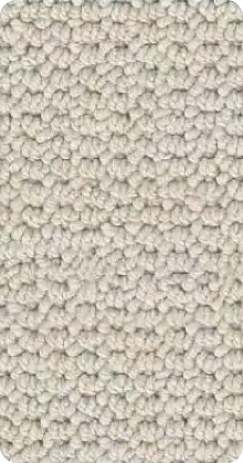 A close up of a white carpet texture.