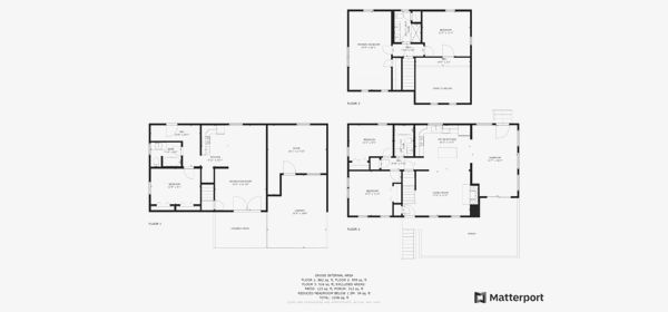 A black and white floor plan of a house.