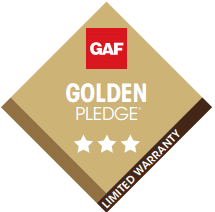 GAF Golden Pledge logo