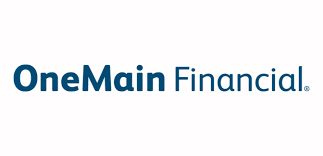 OneMain Financial logo in dark teal text on a white background.