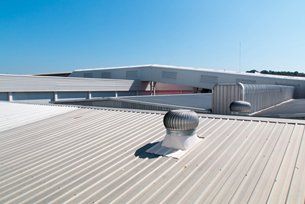 Industrial metal roof