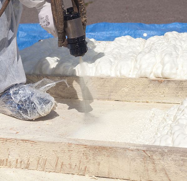 Commercial foam insulation