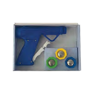 blue spray gun