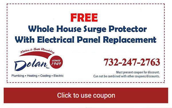 Free whole house surge protector with electrical panel replacement coupon