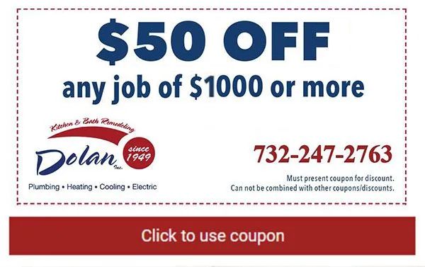 Coupon for $50 off any job of $1000 or more