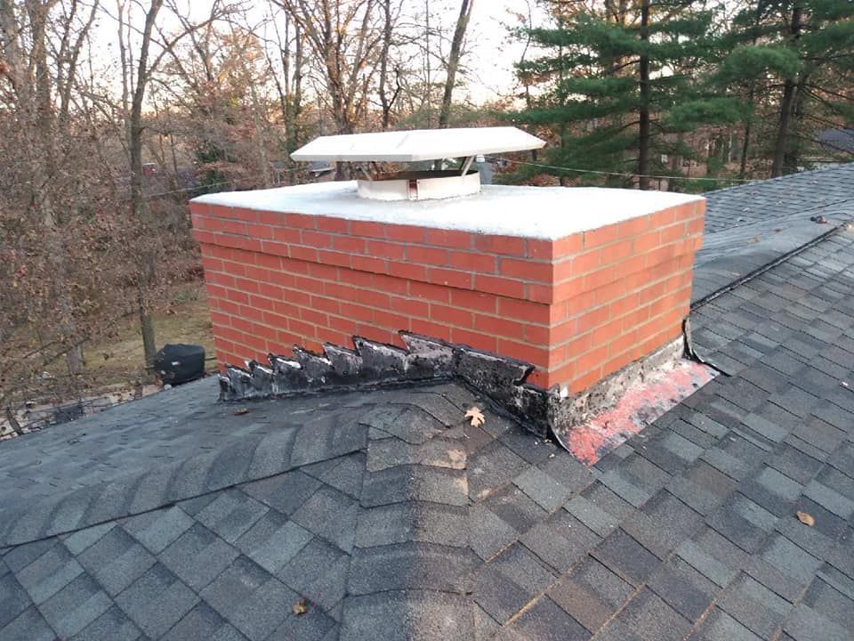 completed chimney project in St. Louis, MO