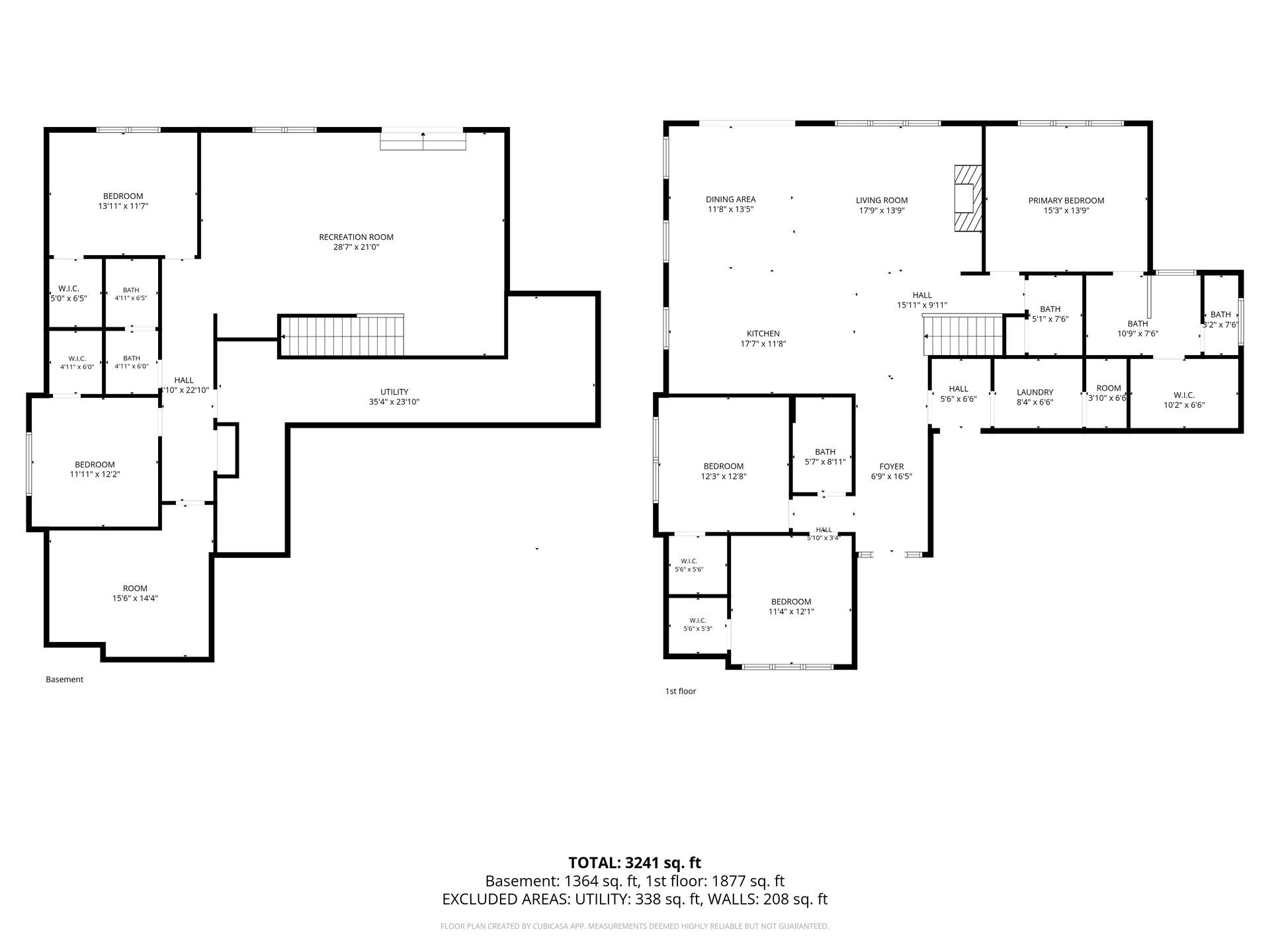 Black-and-white architectural floor plan with multiple room layouts and labels.