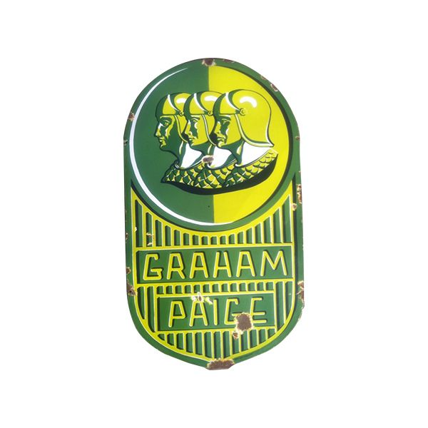 Green and yellow Grahams Cracker label with three sailing ships in a round emblem