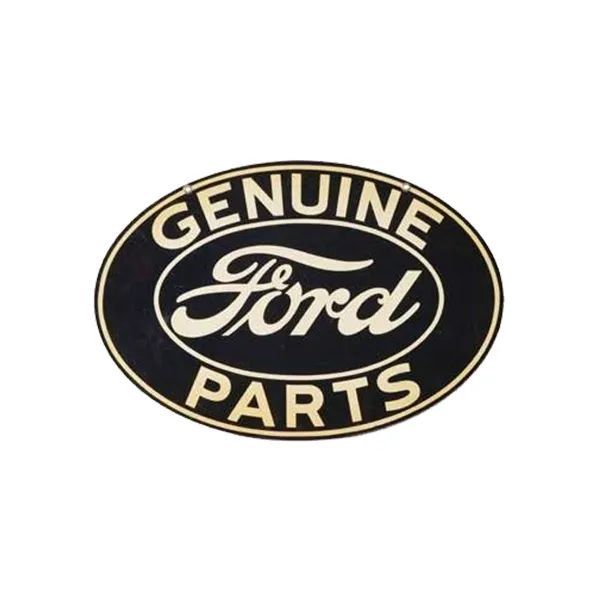 Ford Genuine Parts oval logo in black, white, and gold