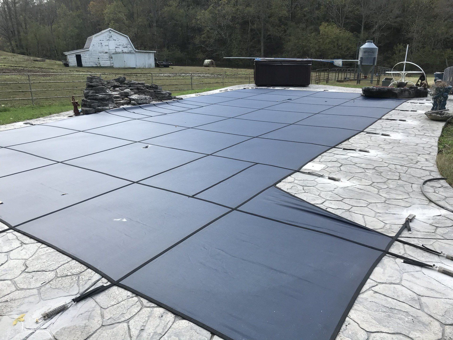 A cover for swimming pool