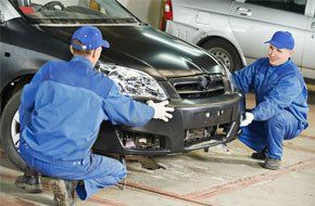 car bumper installation