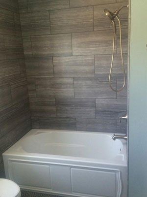 shower and bath tub