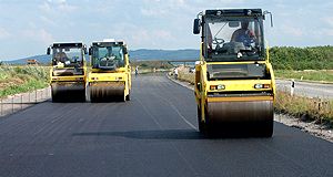 Country road paving