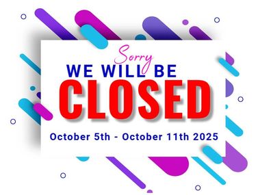 Sign announcing closure: 