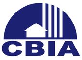 Logo for the Collier Builders Industry Association (CBIA). It features dark blue text on a white background.