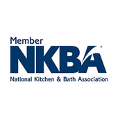 Logo for the National Kitchen & Bath Association (NKBA). It features dark blue text on a white background.