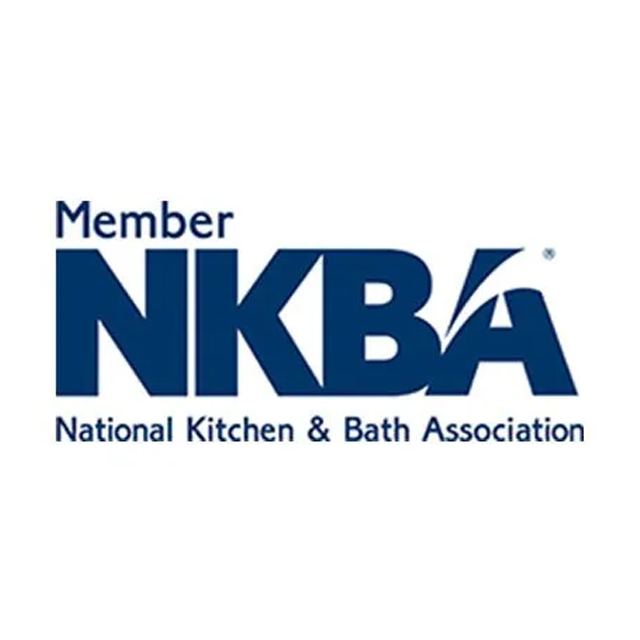 Logo for the National Kitchen & Bath Association (NKBA). It features dark blue text on a white background.