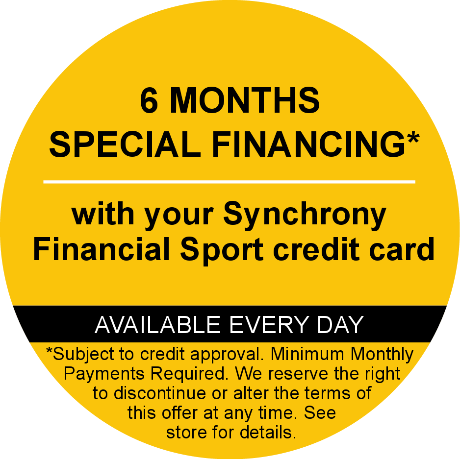 Yellow circle ad for 