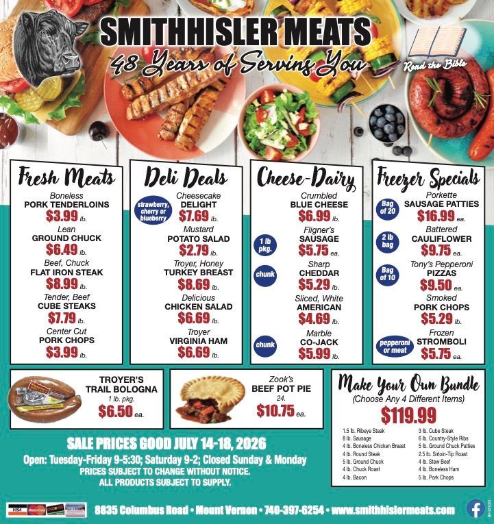 weekly specials
