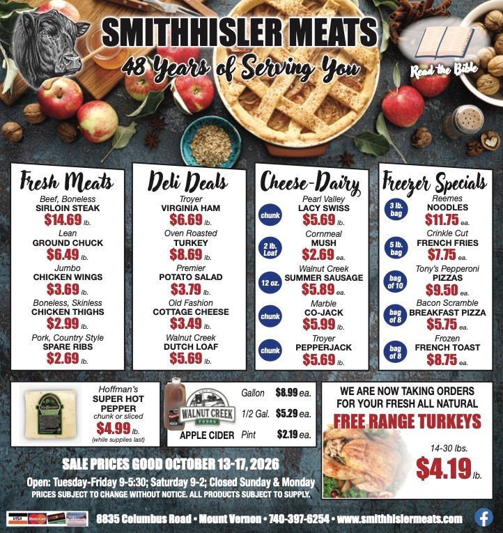 weekly specials