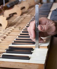 Repairing piano