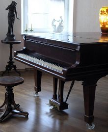 A piano in a home