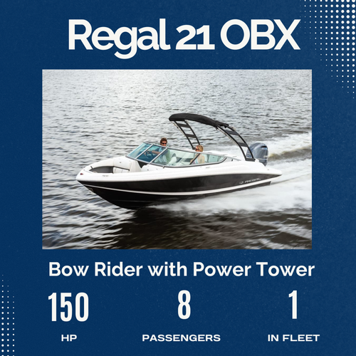 A regal 21 obx bow rider with power tower