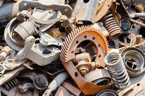 Different kinds of scrap metals