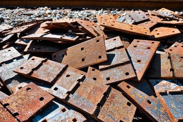 Rusty scrap metals