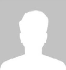 Generic white silhouette avatar on a gray background