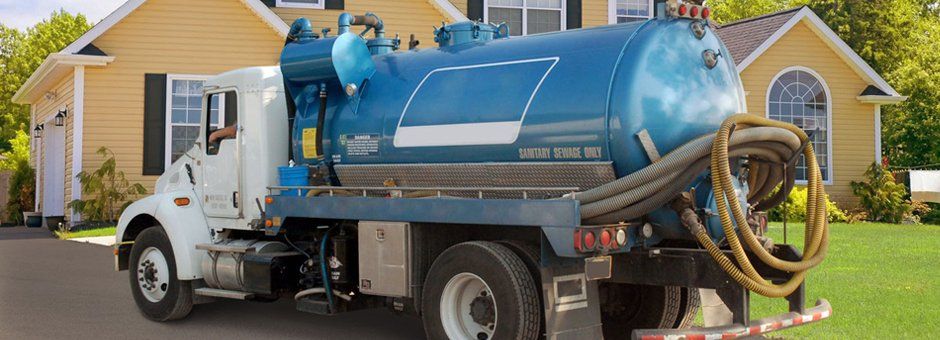 residential sewage removal truck