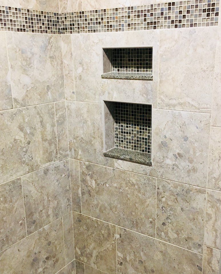 Tile shower
