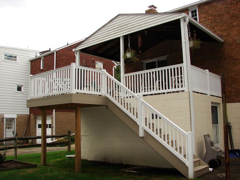 Deck and stairs