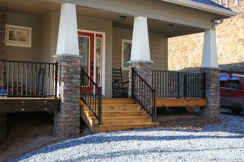 Stair aluminum railings