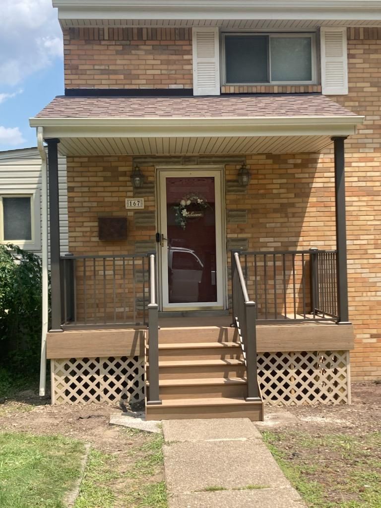 Porch aluminum railings