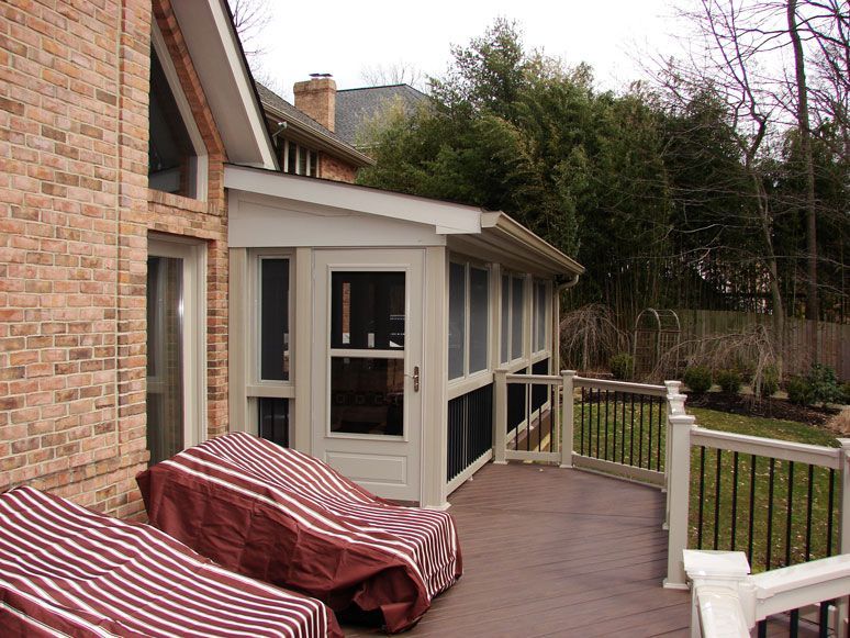 Porch and screen room