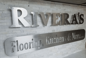 Rivera's Flooring, Kitchens & More Signboard
