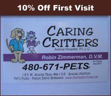 Veterinarian - Apache Junction, AZ - Caring Critters Animal Hospital, P.L.L.C. 480-671-7387