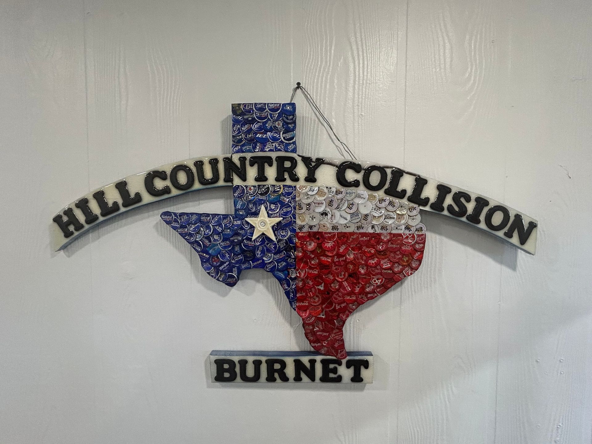 Hillcountry Collision Wall Sign