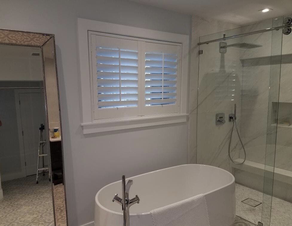 Bathroom window treatment