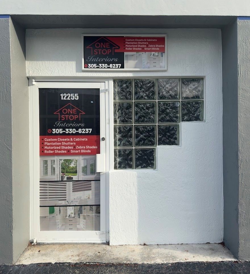 A building with a sign that says one stop
