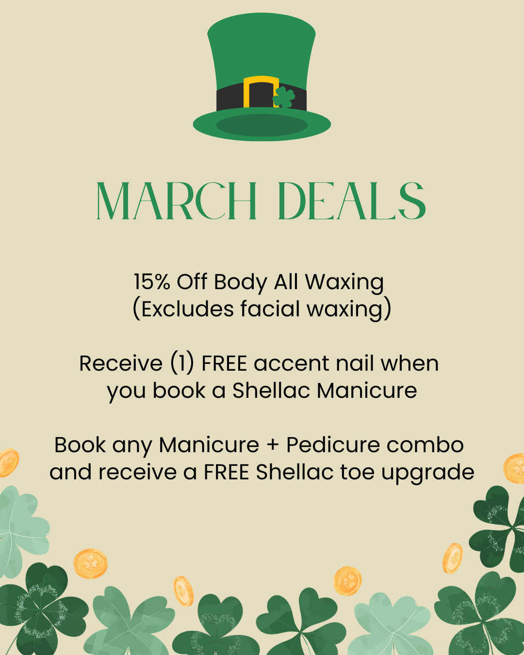 Black Friday exclusive ad for Affinity Day Spa. Offers $15 off massages & body glows. A Glow & Go package for $90.