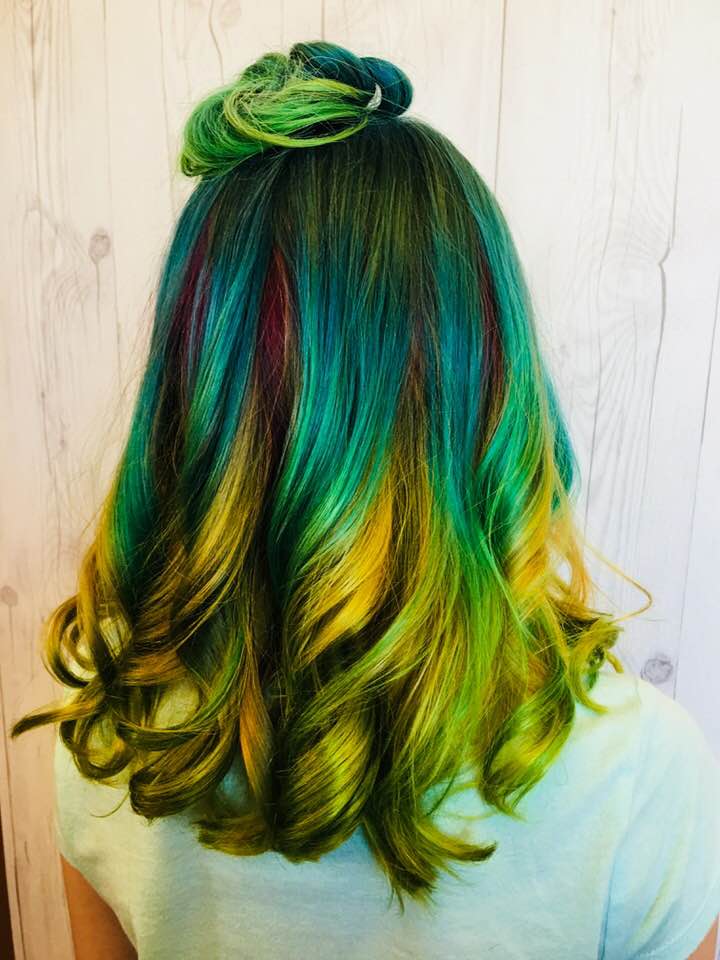 Mix-colored hair