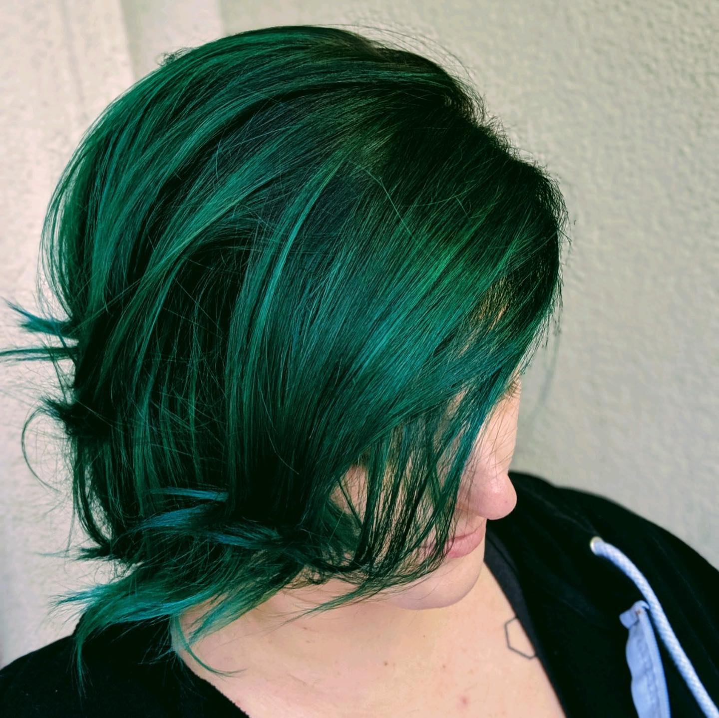 Green hair