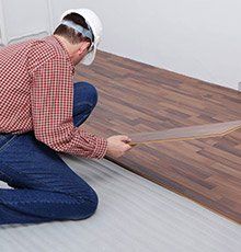 wooden floor installing
