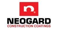 Logo for Neogard Construction Coatings, featuring a red square with a white 