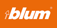 Blum logo: White text 