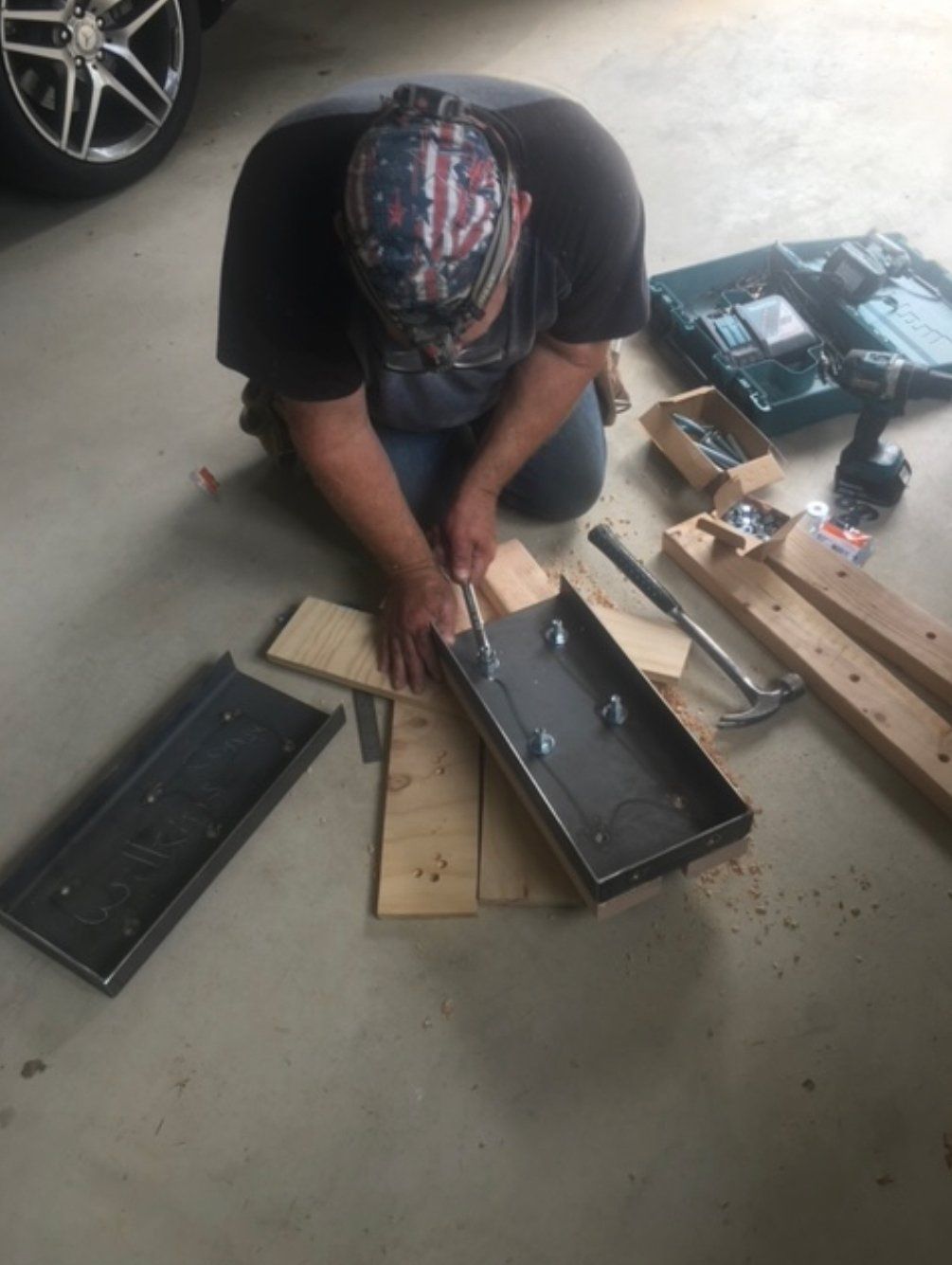 man working on PVE