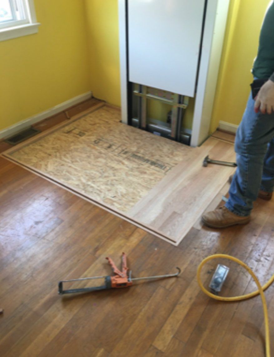 Residential elevator installation